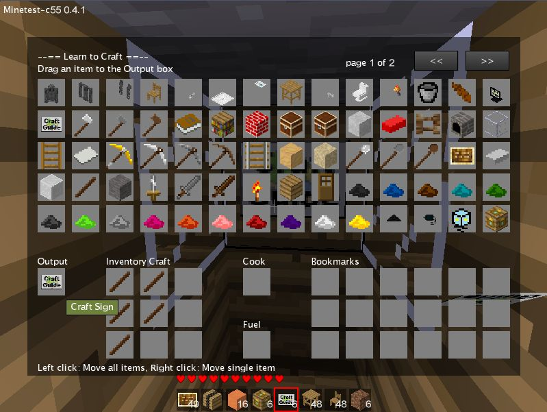 minetest tools